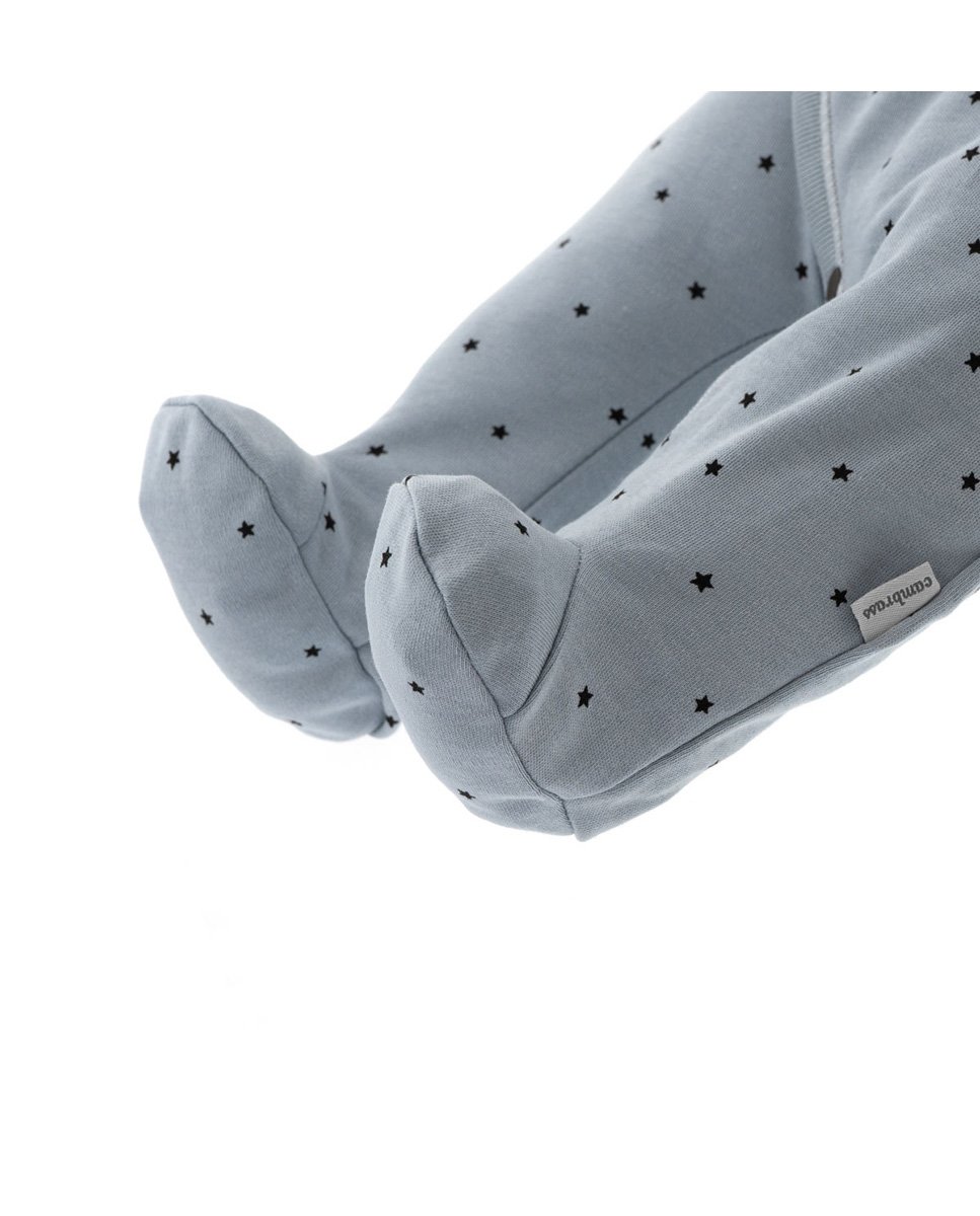 Pijama de bebé largo con estampado de estrellas - Cambrass - Azul claro Azul claro-6