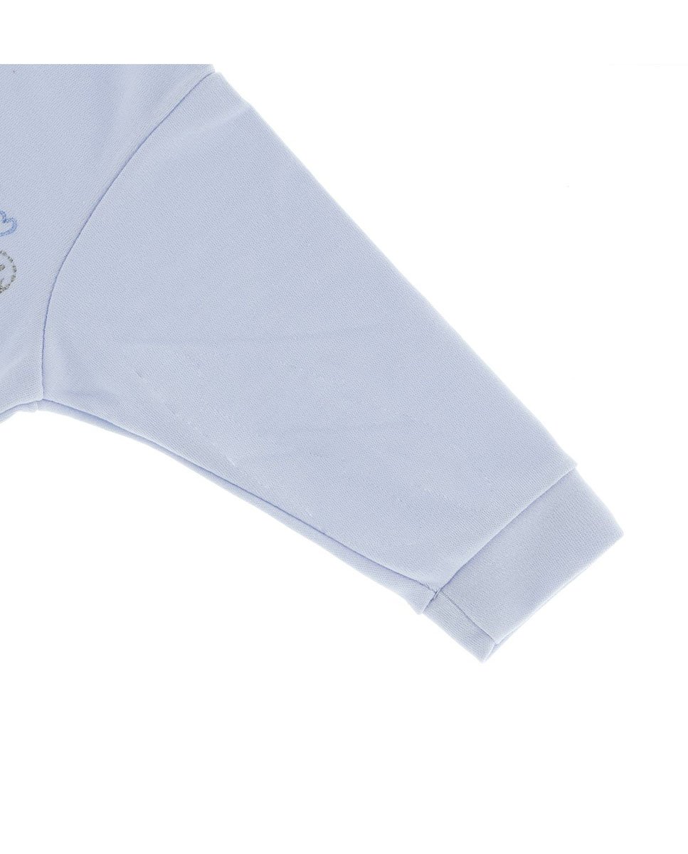 Pijama de bebé largo con bordado tortuga - Cambrass - Azul claro Azul claro-3