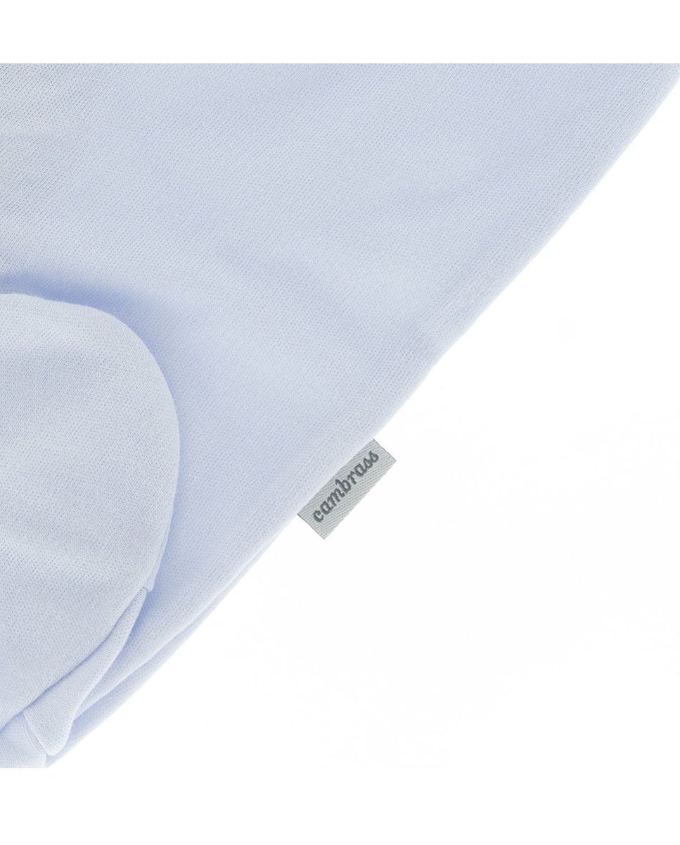 Pijama de bebé largo con bordado tortuga - Cambrass - Azul claro Azul claro-4