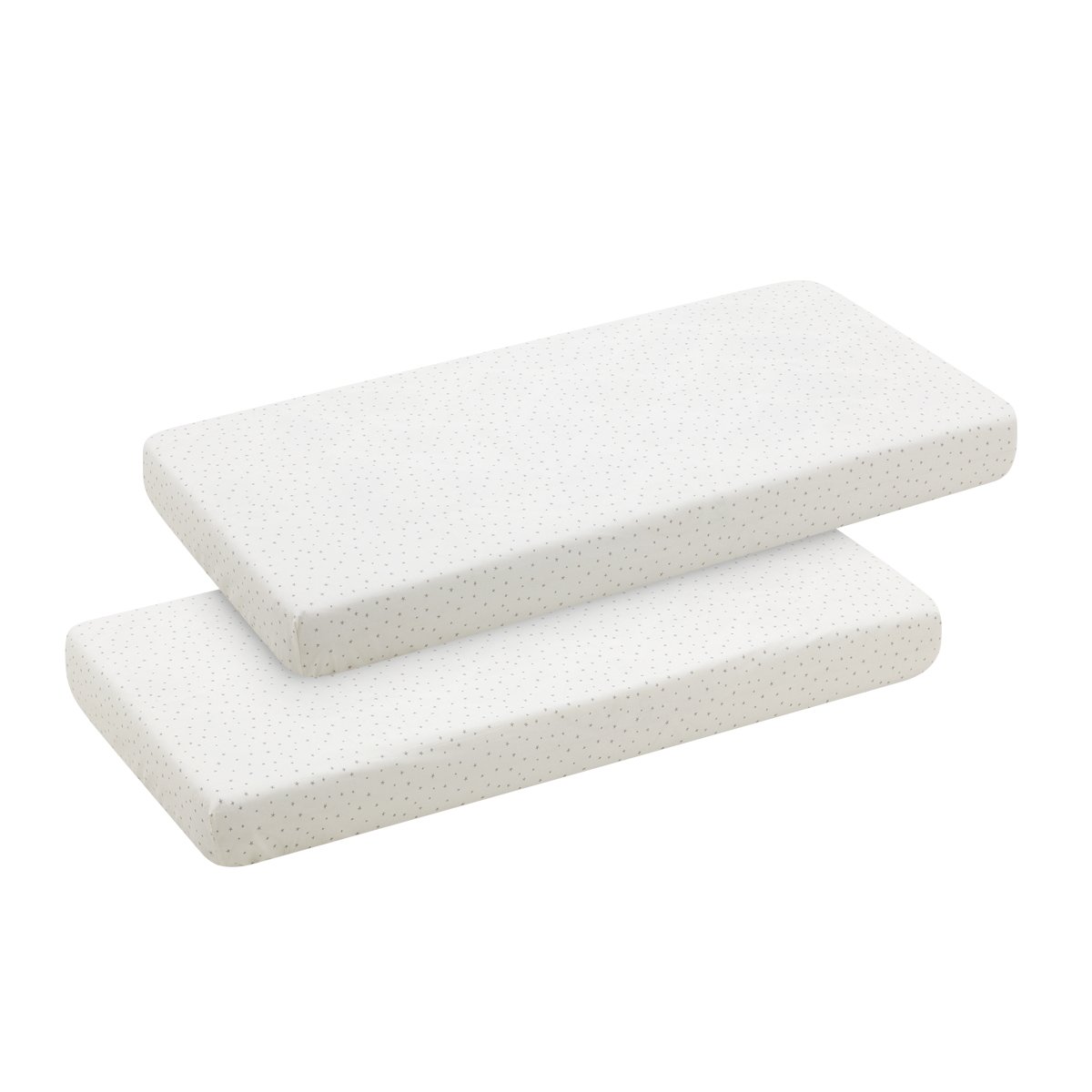 Cambrass - Pack 2 sábanas bajeras para cuna (60x120x17cm) Cambrass Luxury.