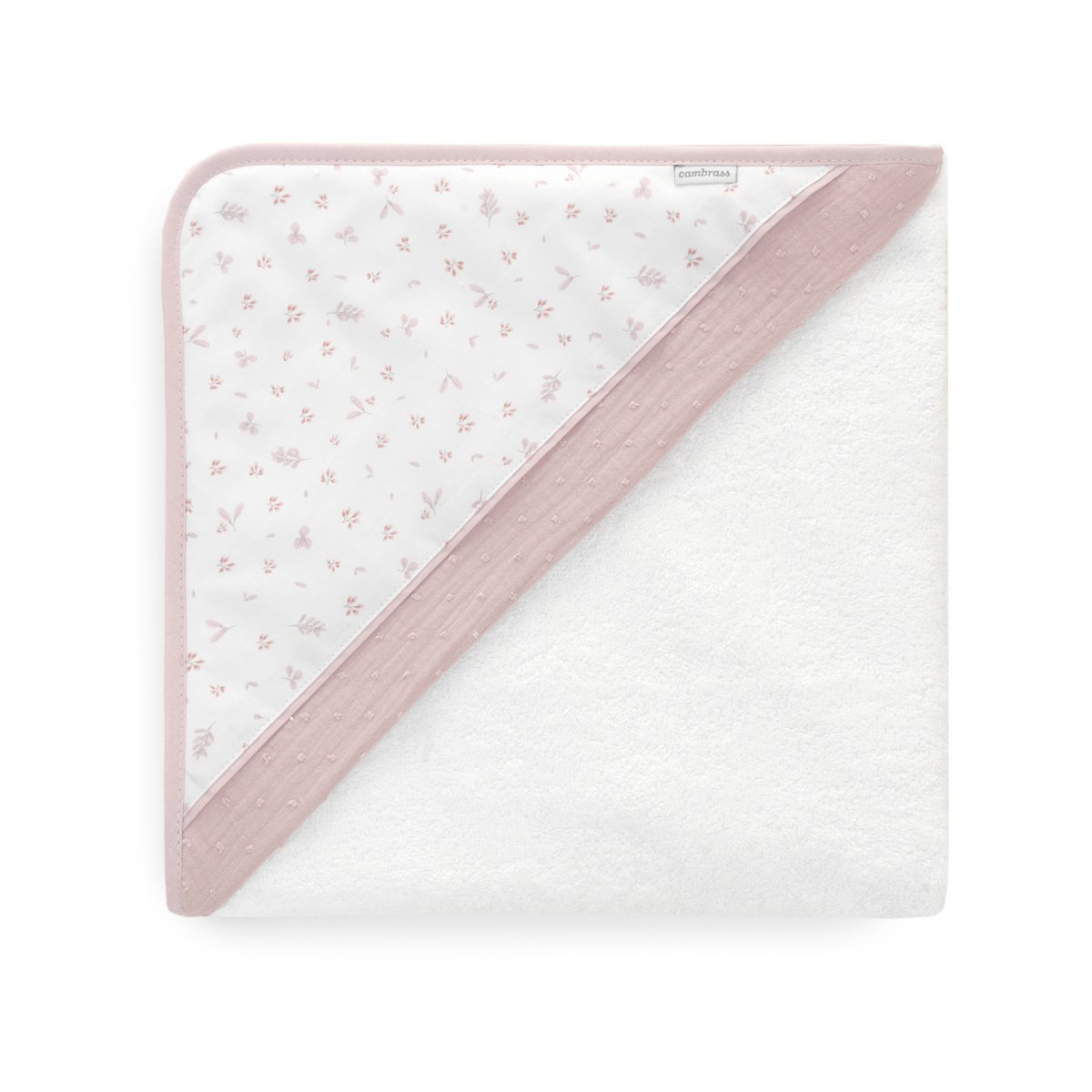 Imagen 1 de Capa de baño (100x100 cm) Cambrass princess - Rosa claro Rosa claro