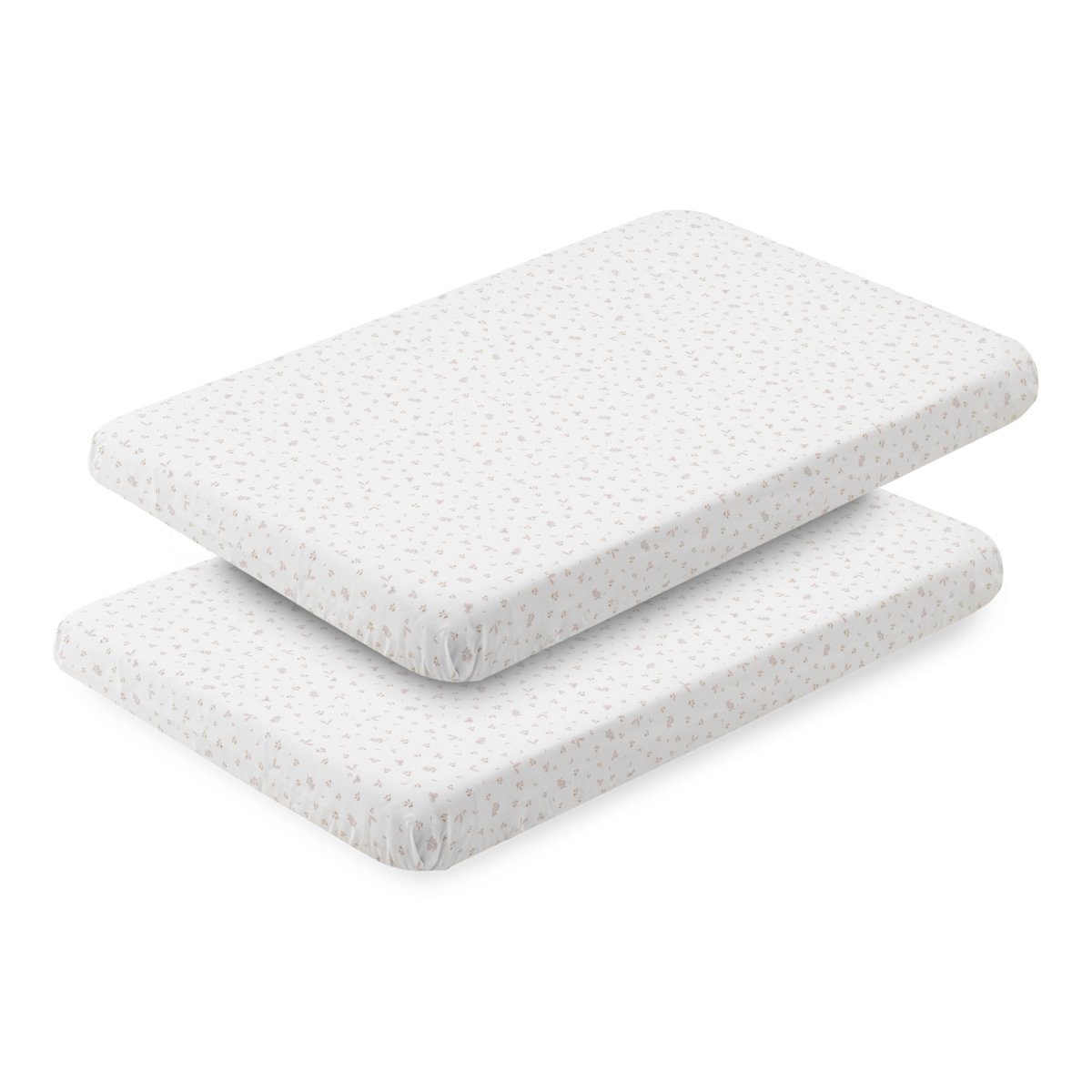 Cambrass - Pack de 2 sábanas bajeras para minicuna (50x82x10 cm) Cambrass Princess.