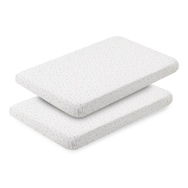 Imagen 0 de Pack de 2 sábanas bajeras para minicuna (50x82x10 cm) Cambrass Luxury