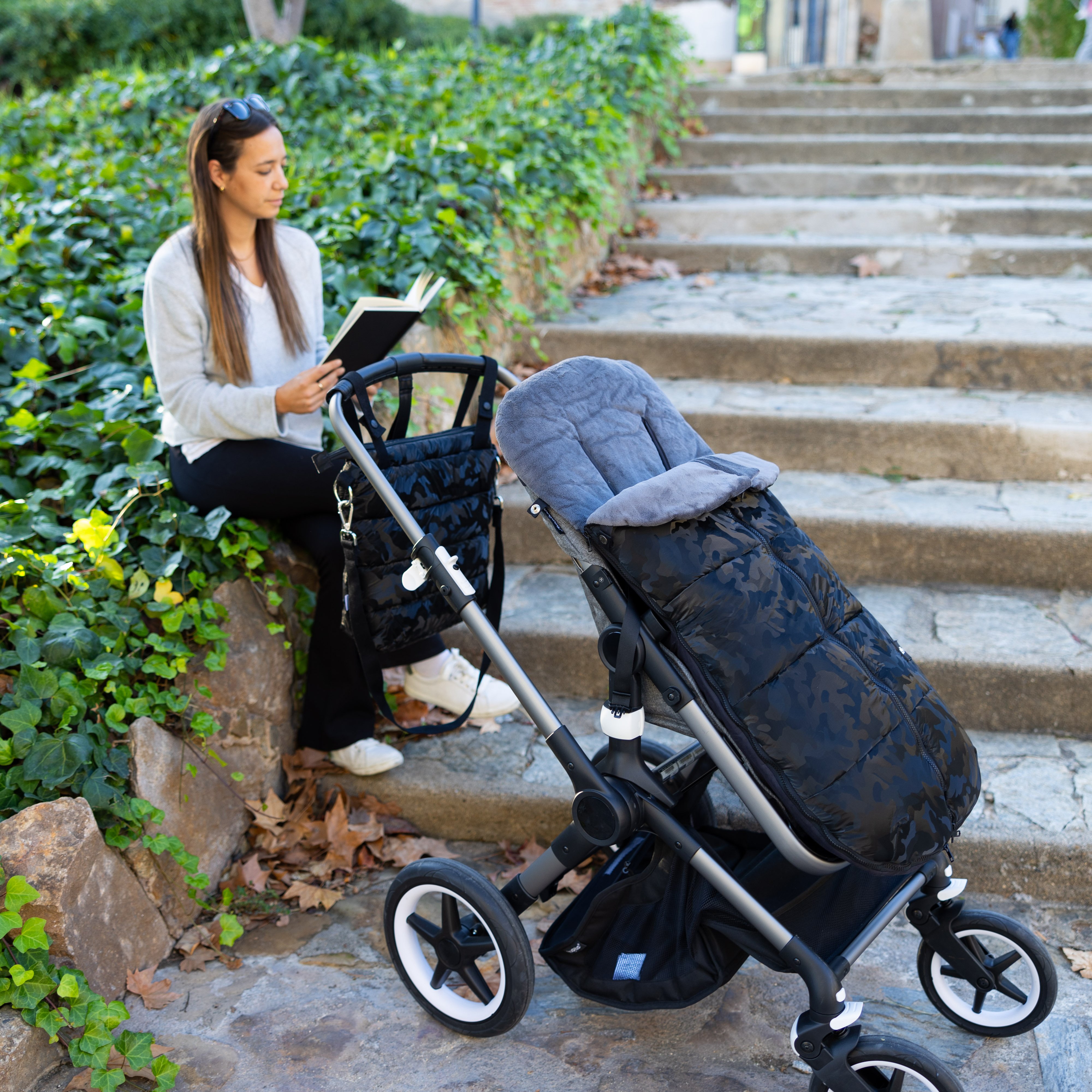 Saco silla de paseo Universal Norababybags by Cambrass Universal Gris marengo Gris marengo-4