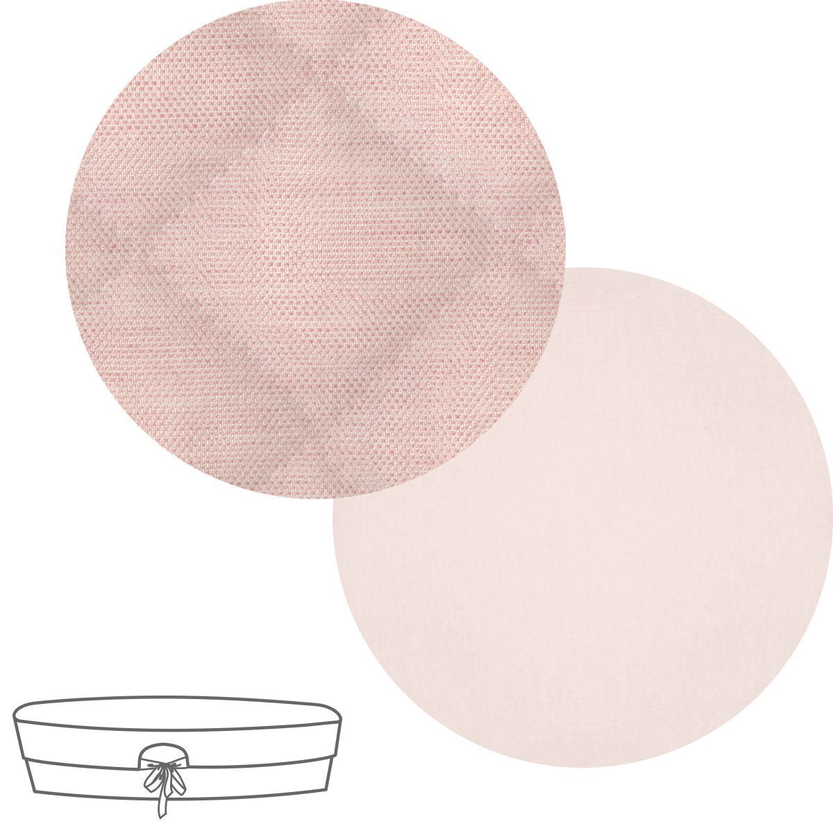 Imagen 2 de Funda cubre capazo buga Norababybags by Cambrass - Rosa claro Rosa claro