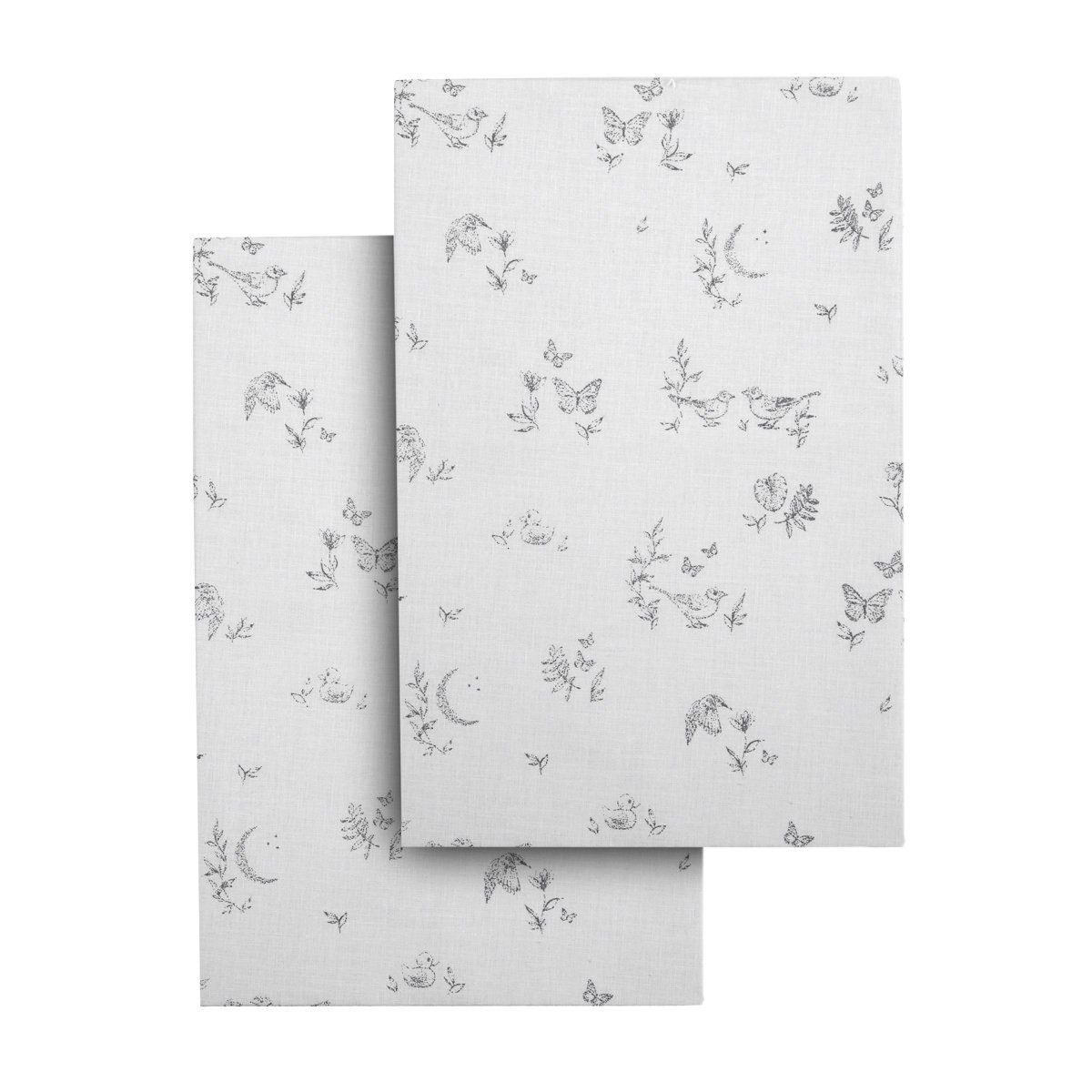 Pack de 2 sábanas bajeras para minicuna (50x82x10 cm) Cambrass Luxury - Blanco Harina Blanco Harina-2