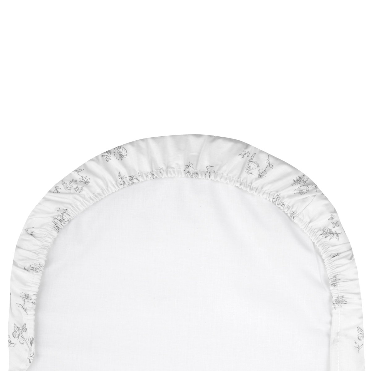 Pack de 2 sábanas bajeras para minicuna (50x82x10 cm) Cambrass Luxury - Blanco Harina Blanco Harina-3