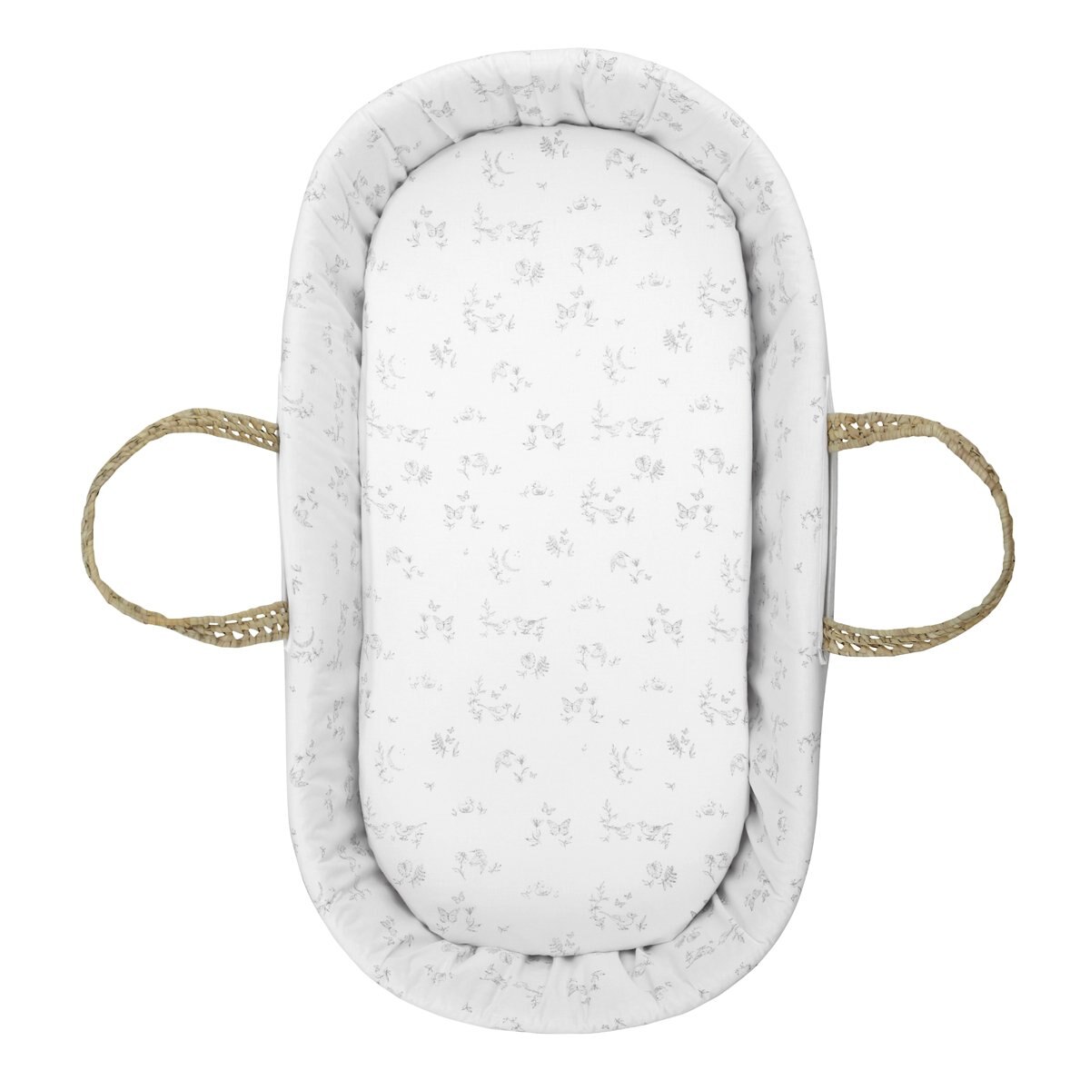 Pack de 2 sábanas bajeras para minicuna (50x82x10 cm) Cambrass Luxury - Blanco Harina Blanco Harina-4