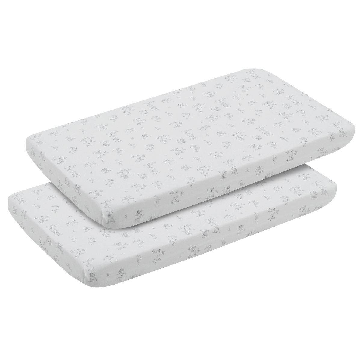 Cambrass - Pack 2 sábanas bajeras para cuna (60x120x17cm) Cambrass Luxury.