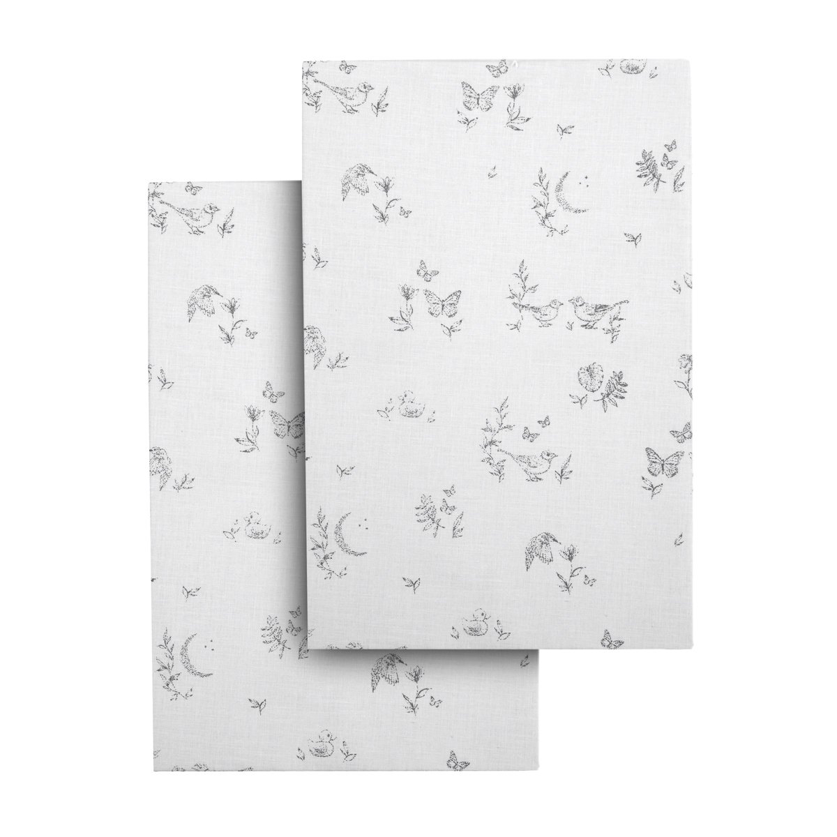 Pack 2 sábanas bajeras para cuna (60x120x17 cm) Cambrass Luxury Blanco Harina Blanco Harina-2