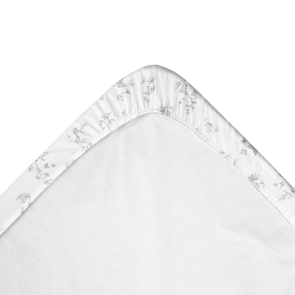 Pack 2 sábanas bajeras para cuna (60x120x17 cm) Cambrass Luxury Blanco Harina Blanco Harina-3