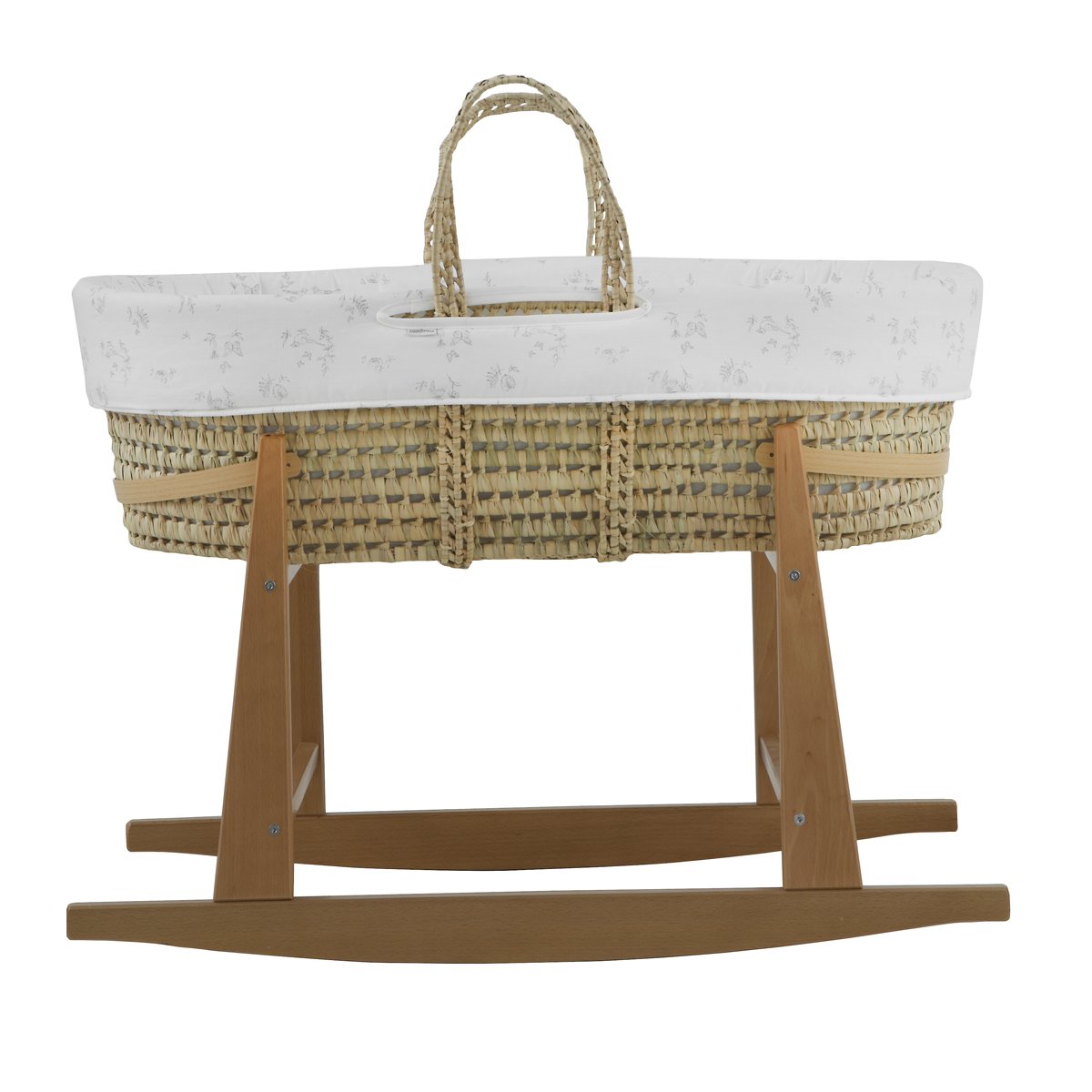 Cambrass - Moisés de palma con patas (39x80x61 cm) Cambrass Luxury.