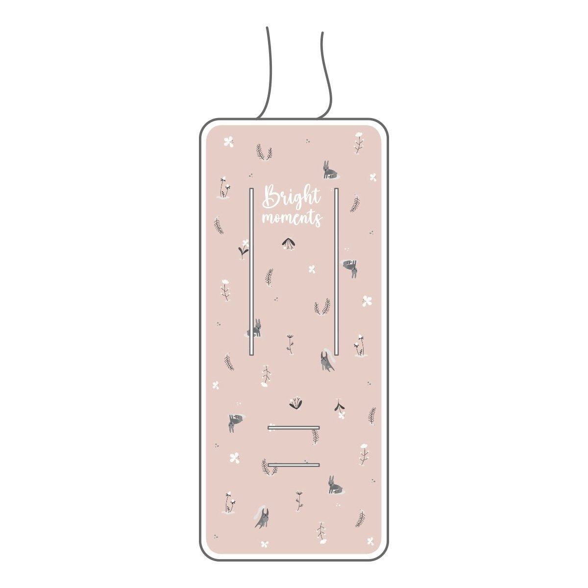 Colchoneta silla universal Norababybags by Cambrass estampado - Rosa claro Rosa claro-2