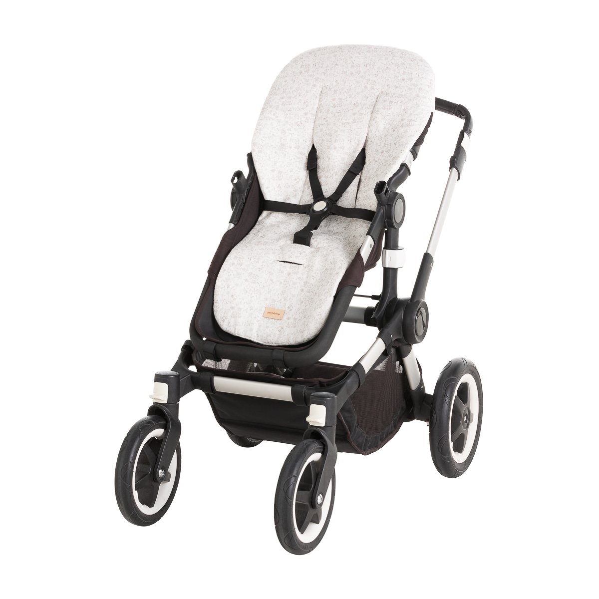 Colchoneta silla reversible Norababybags by Cambrass textil - Gris claro Gris claro-1