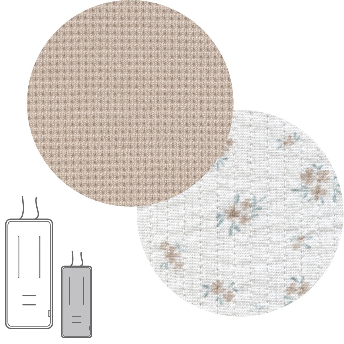 Imagen 2 de Colchoneta silla universal reversible Norababybags by Cambrass textil - Lana Lana