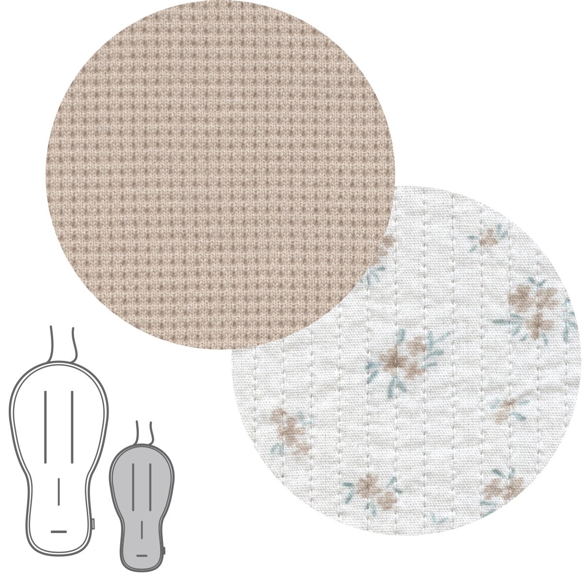 Imagen 2 de Colchoneta silla reversible Norababybags by Cambrass textil - Lana Lana