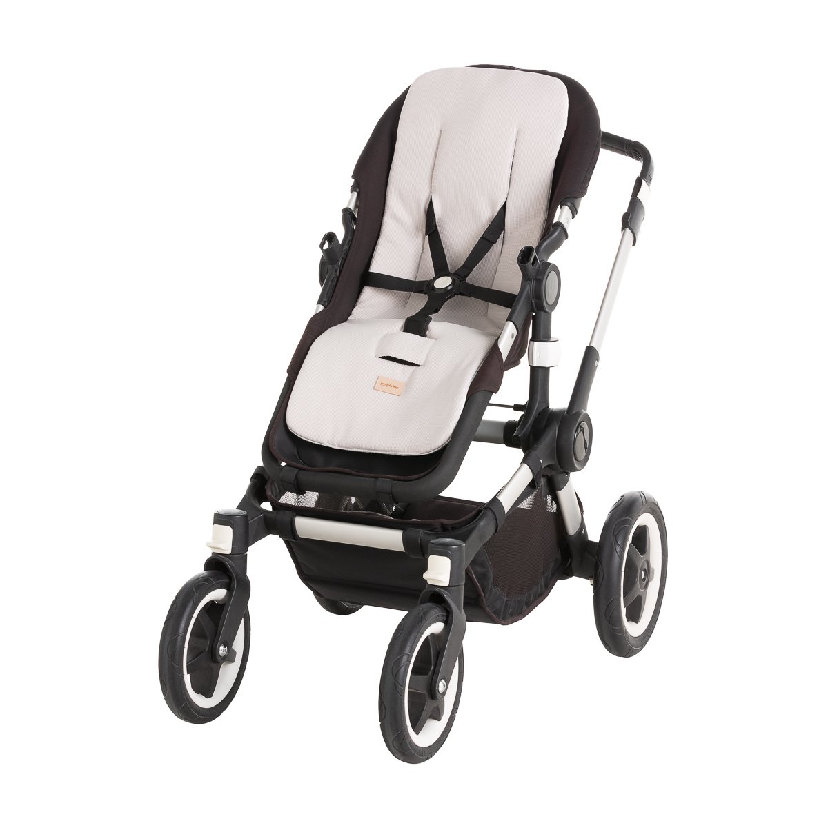 Colchoneta silla universal reversible Norababybags by Cambrass textil - Gris claro Gris claro-1
