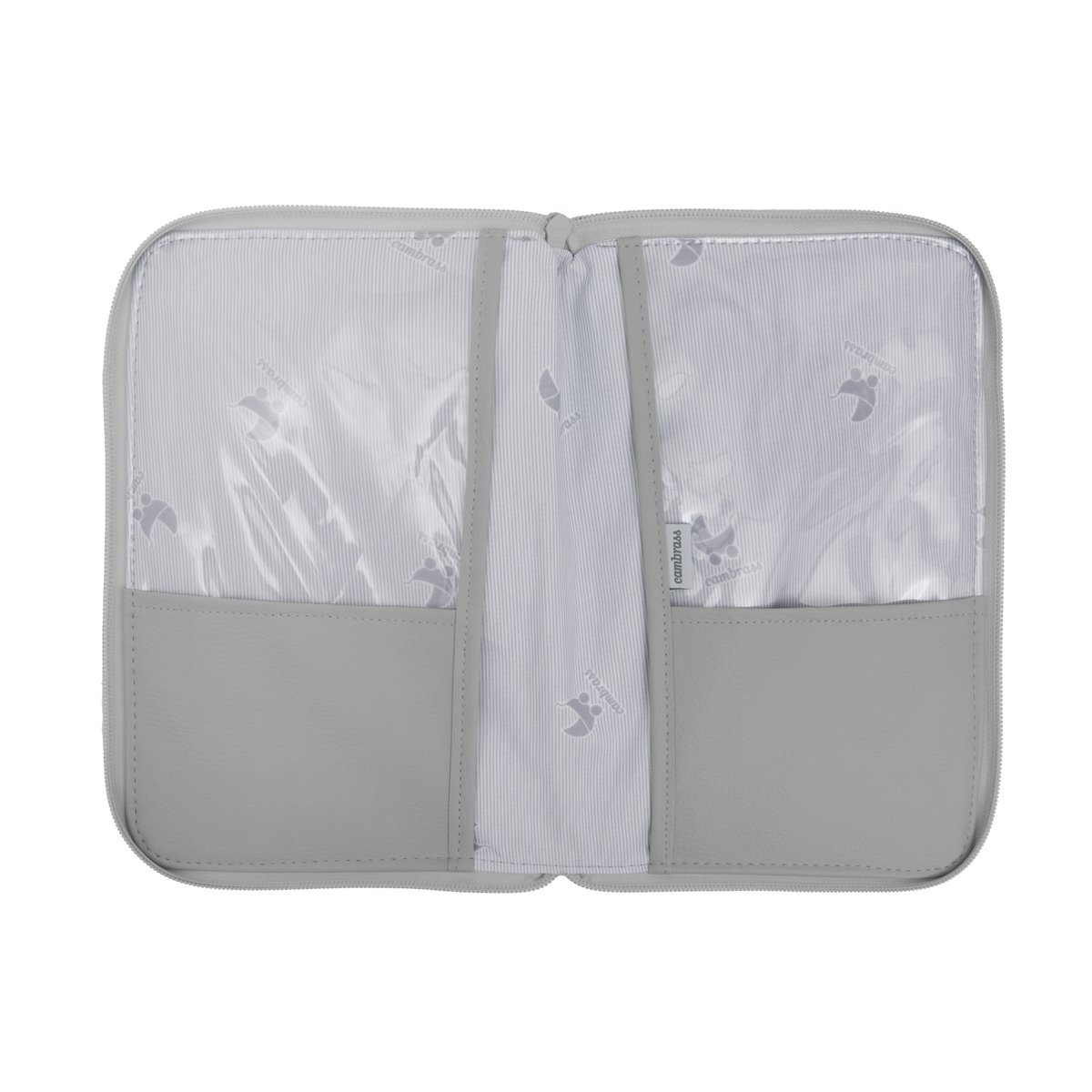 Portadocumentos Cambrass Polipiel - Gris perla Gris perla-2
