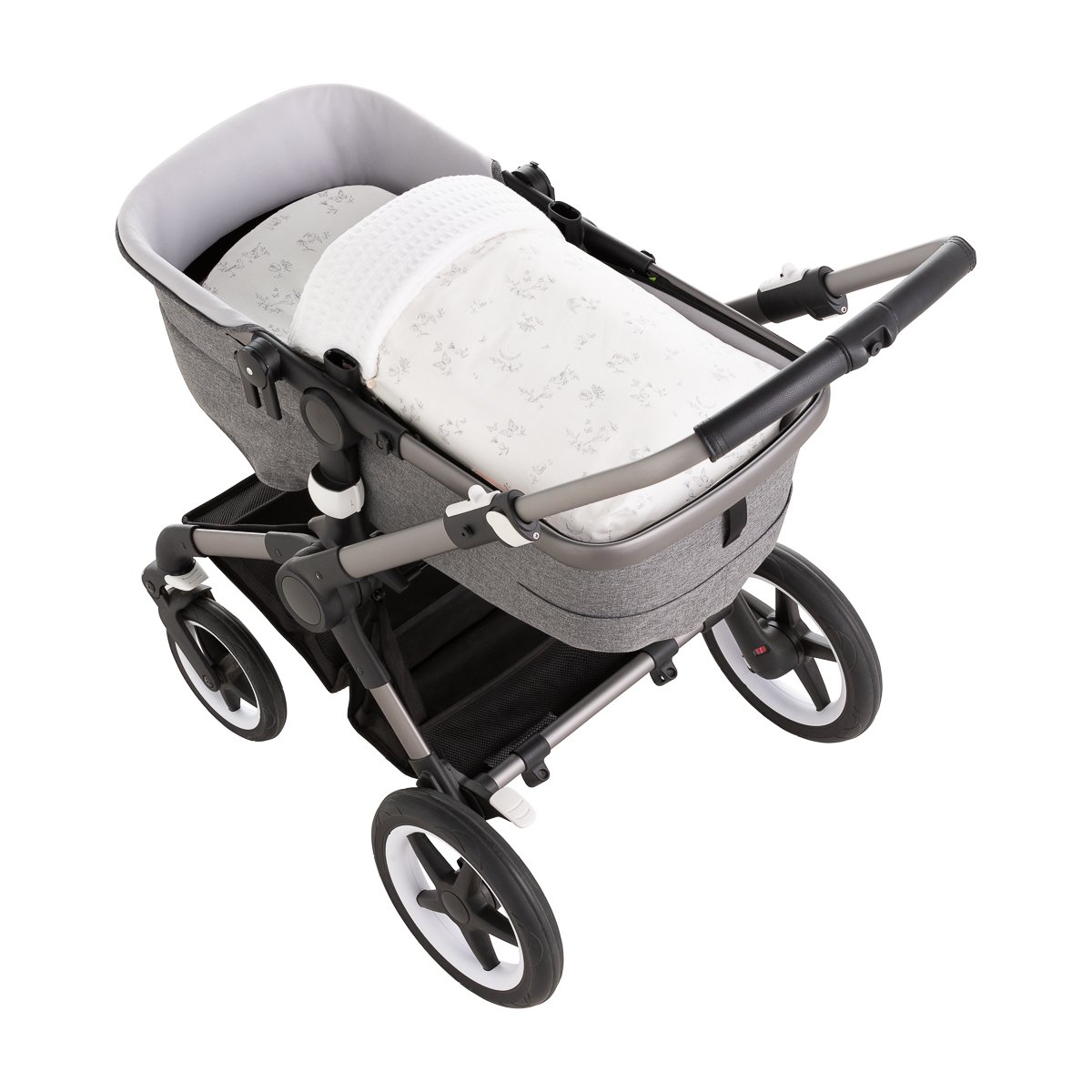 Saco para capazo + colchoneta Norababybags by Cambrass textil Blanco Algodón-1