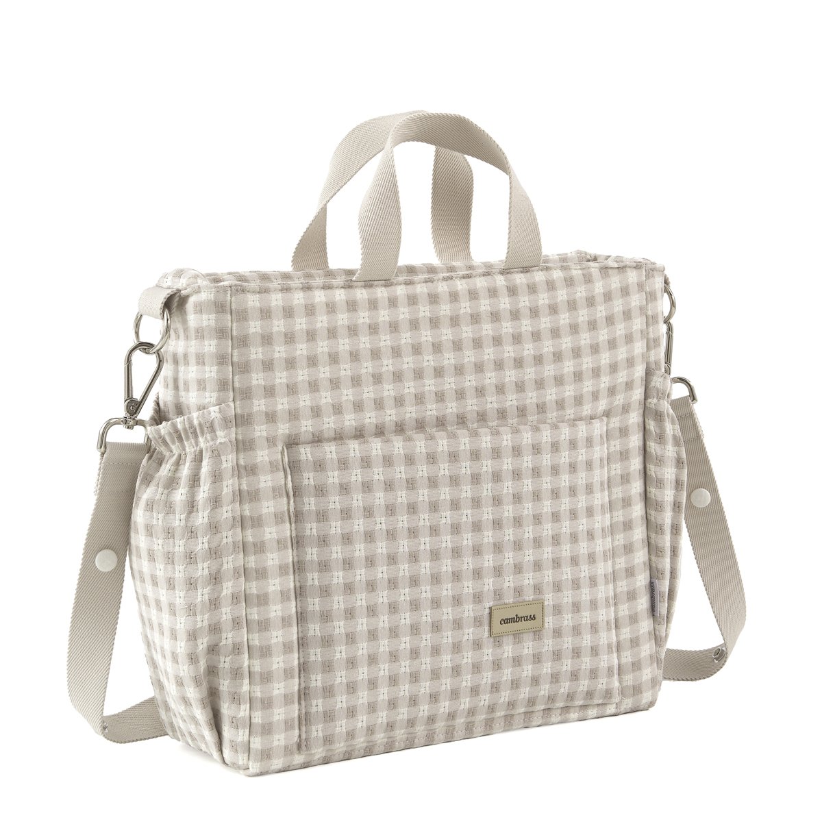 Bolso de maternidad Cambrass Textil - Blanco Ópalo Blanco Ópalo-2