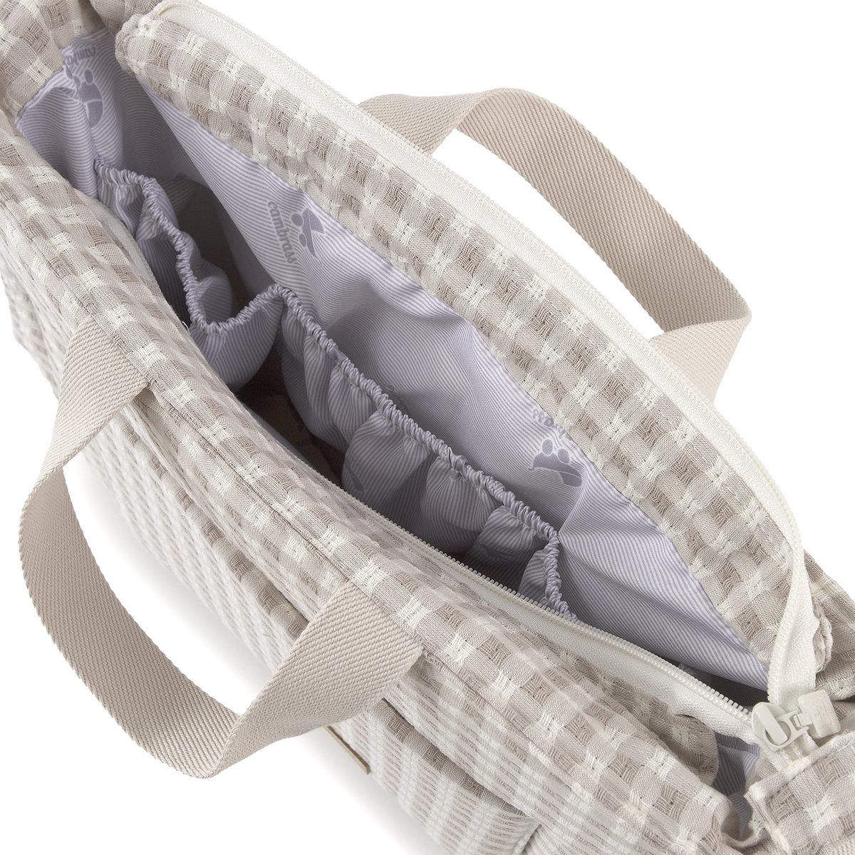 Bolso de maternidad Cambrass Textil - Blanco Ópalo Blanco Ópalo-3