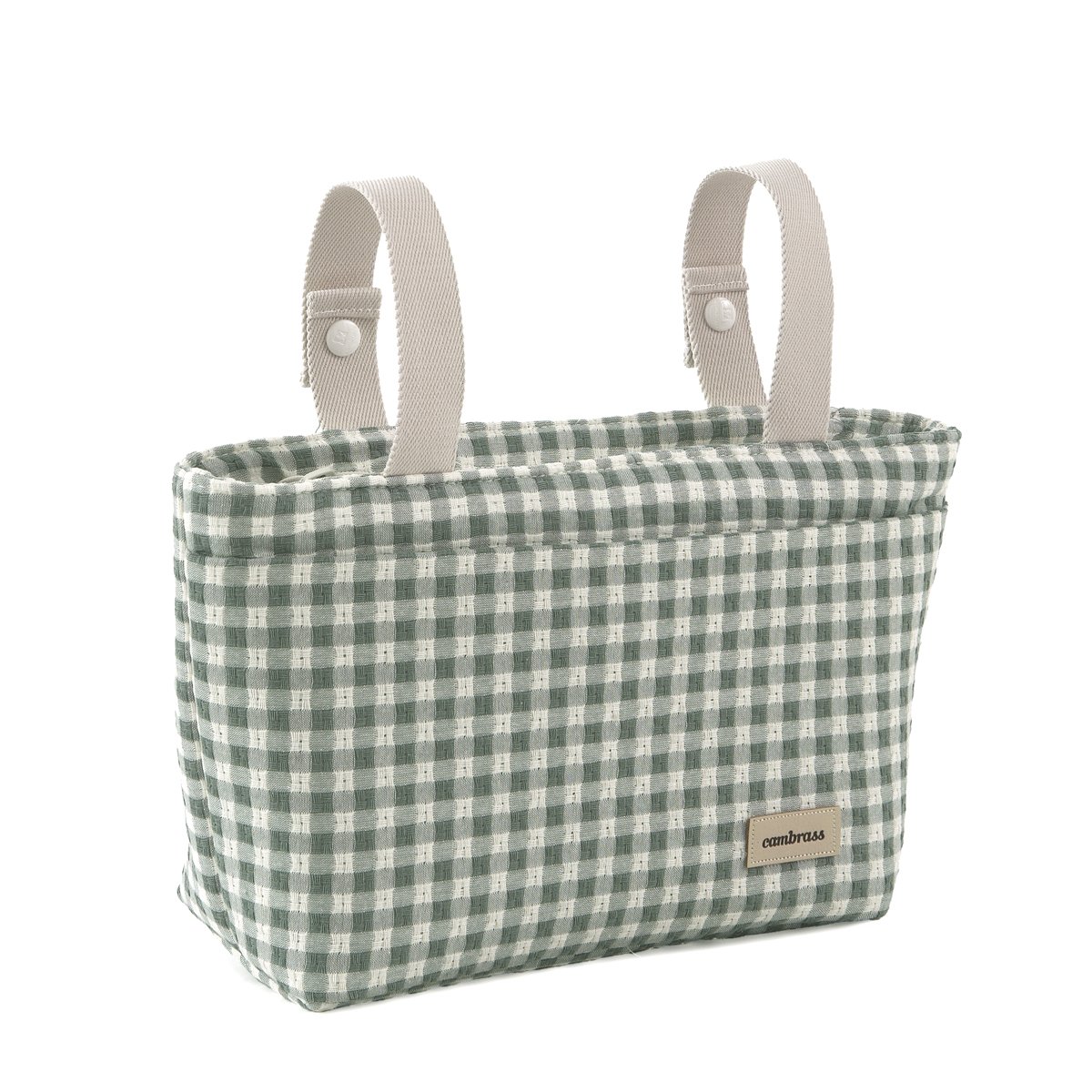 Bolso para silla de paseo Cambrass Textil - Verde metal Verde metal-2