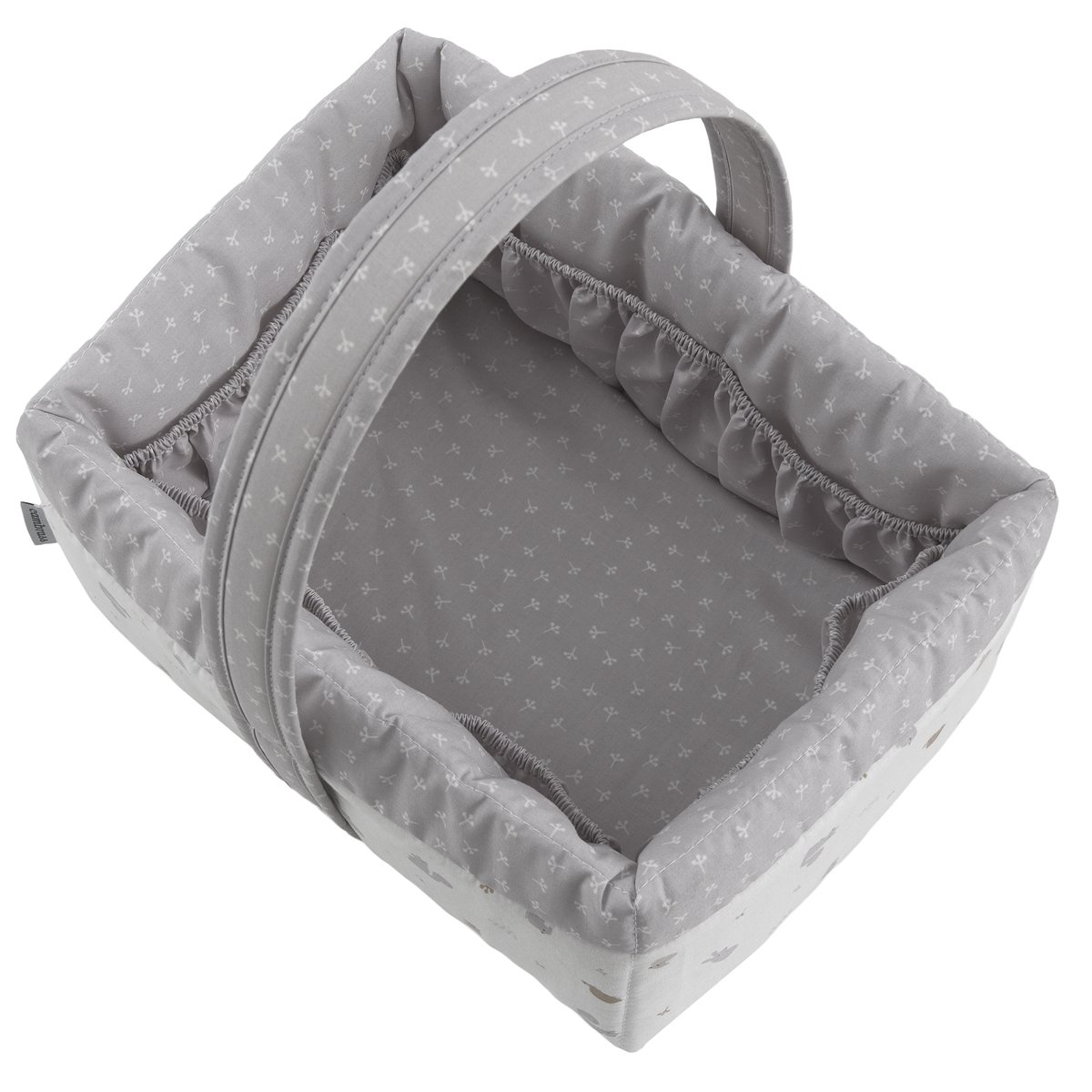 Cesta Infantil Cambrass Microprint - Gris perla Gris perla-2