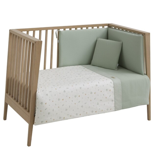 Imagen 0 de Juego de 2 piezas para maxicuna (110x170 cm): nórdico + protector Cambrass Microprint