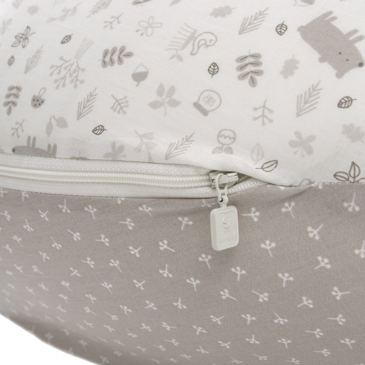 Cojín de lactancia Cambrass Microprint Marrón piedra-4