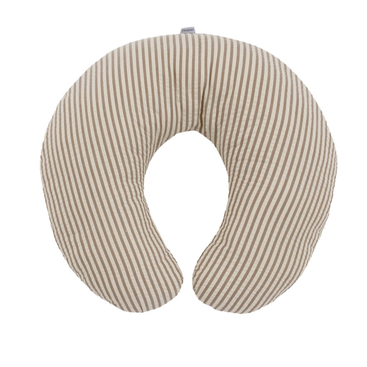 Cojín de lactancia pequeño Cambrass Microprint - Verde Agua Beige-2