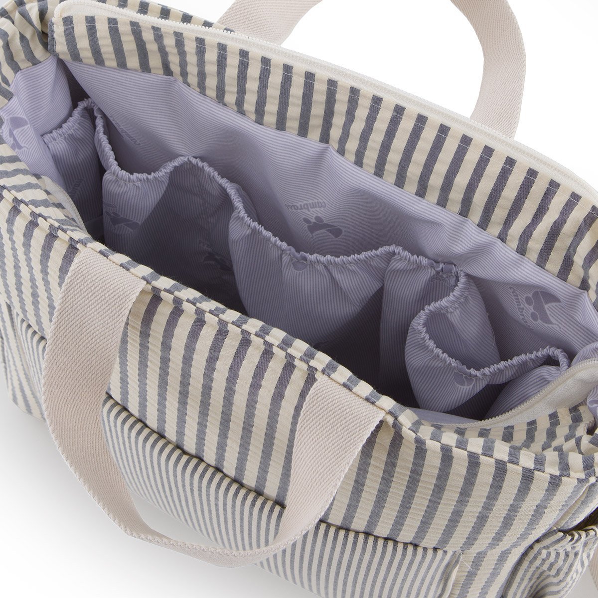 Bolso de maternidad Cambrass Textil Beauty - Gris Gris-3