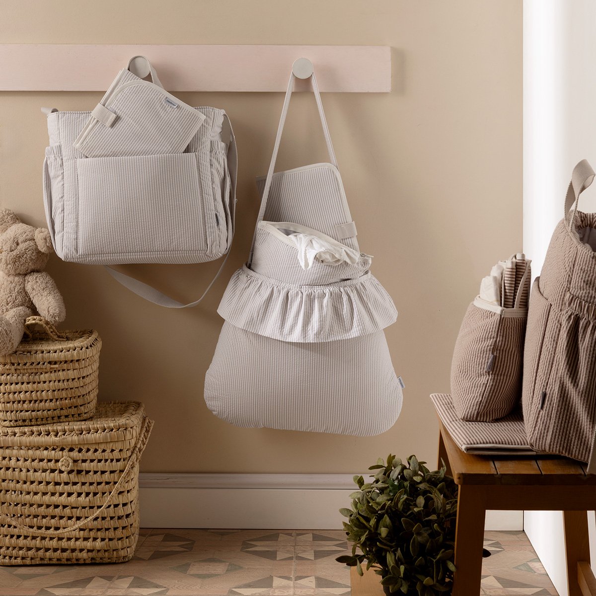 Bolso para silla de paseo Cambrass Textil Beauty - Blanco oregón Blanco oregón-4