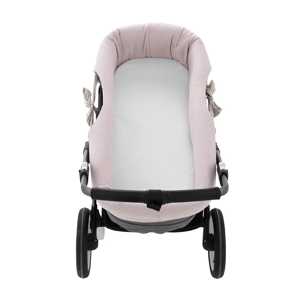 Garnitura capazo reversible cambrass textil beauty Blanco Hueso-2