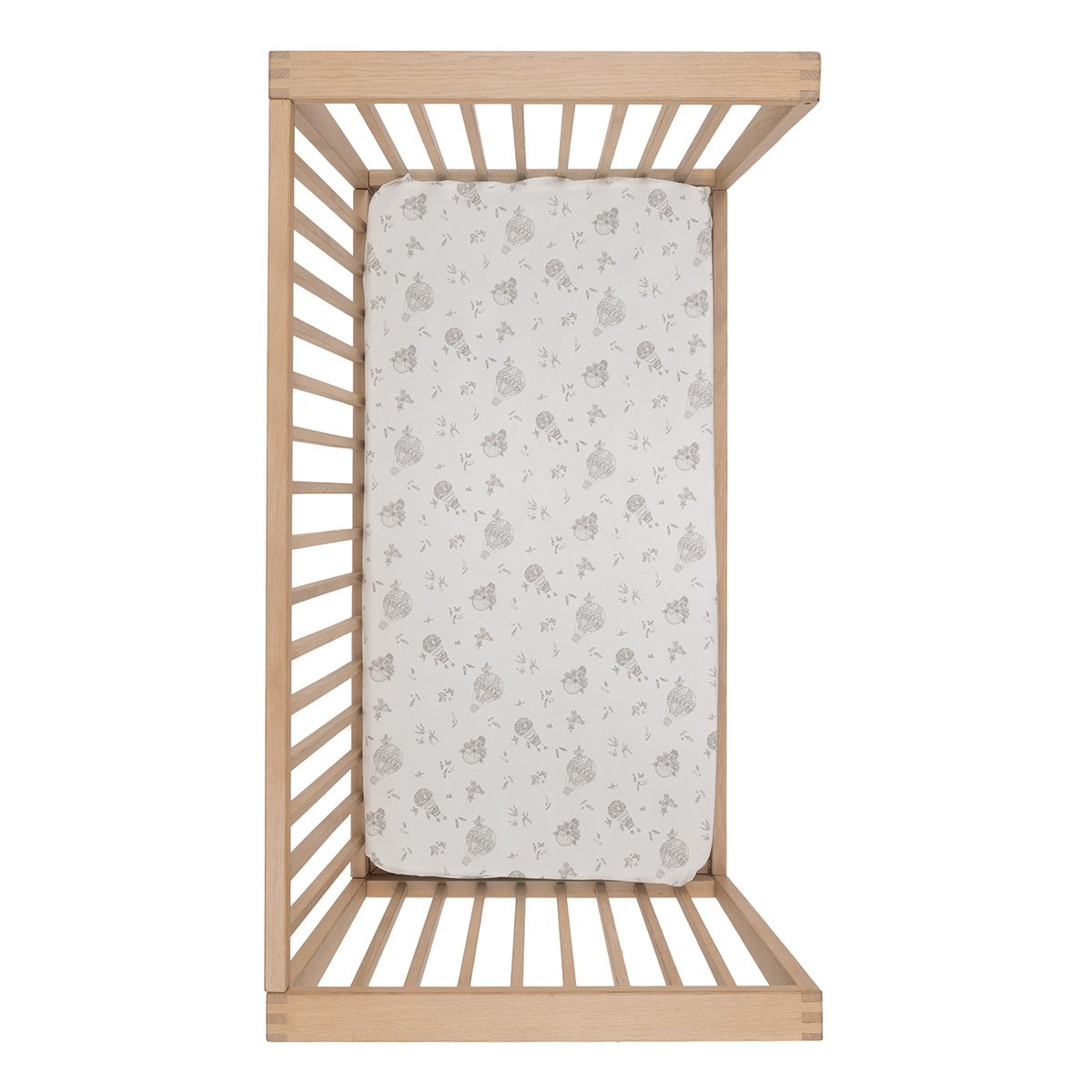 Pack 2 sábanas bajeras para cuna (60x120x17 cm) Cambrass Luxury - Piedra Natural Blanco roto-4
