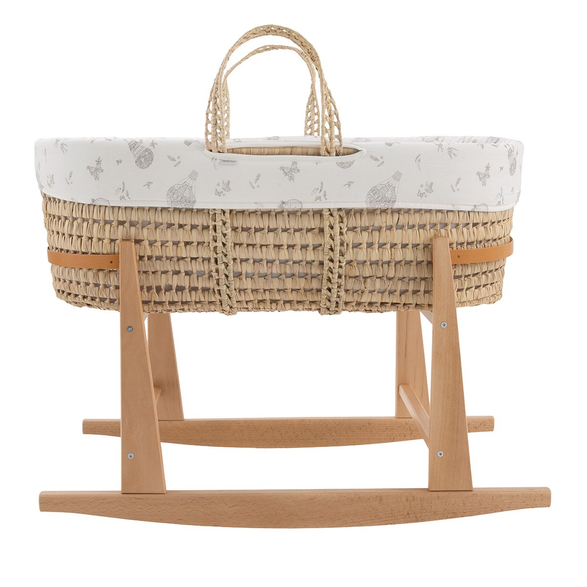 Imagen 2 de Moisés de palma con patas (39x80x61 cm) Cambrass Luxury - Piedra Natural Blanco roto