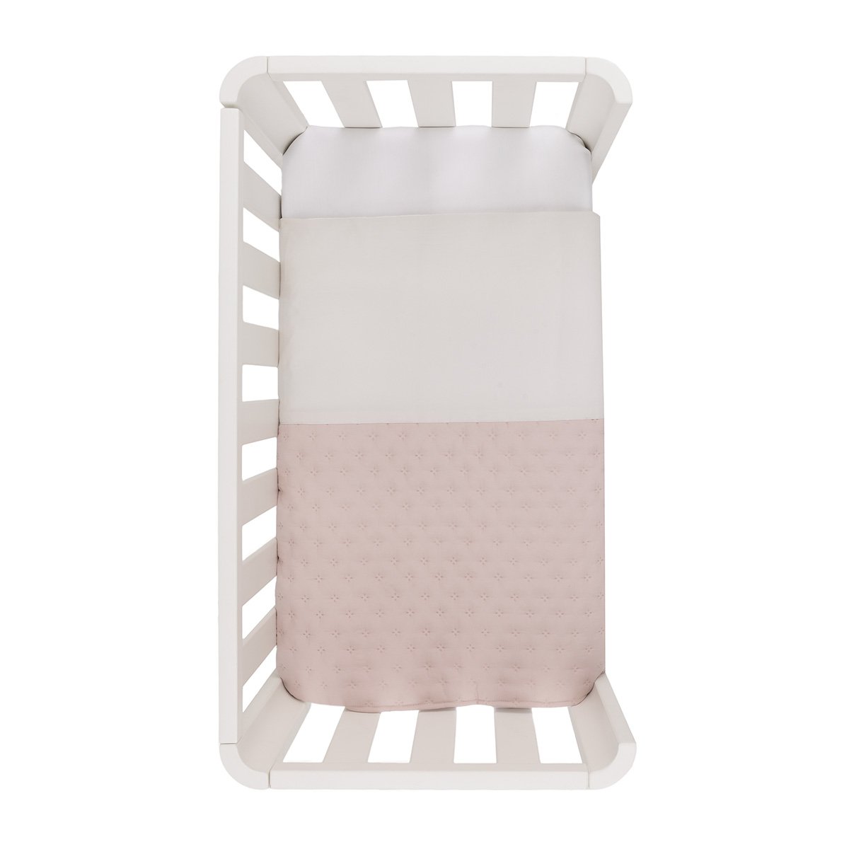 Imagen 0 de Funda nordica minicuna (70x77x1 cm) cambrass princess Rosa pastel