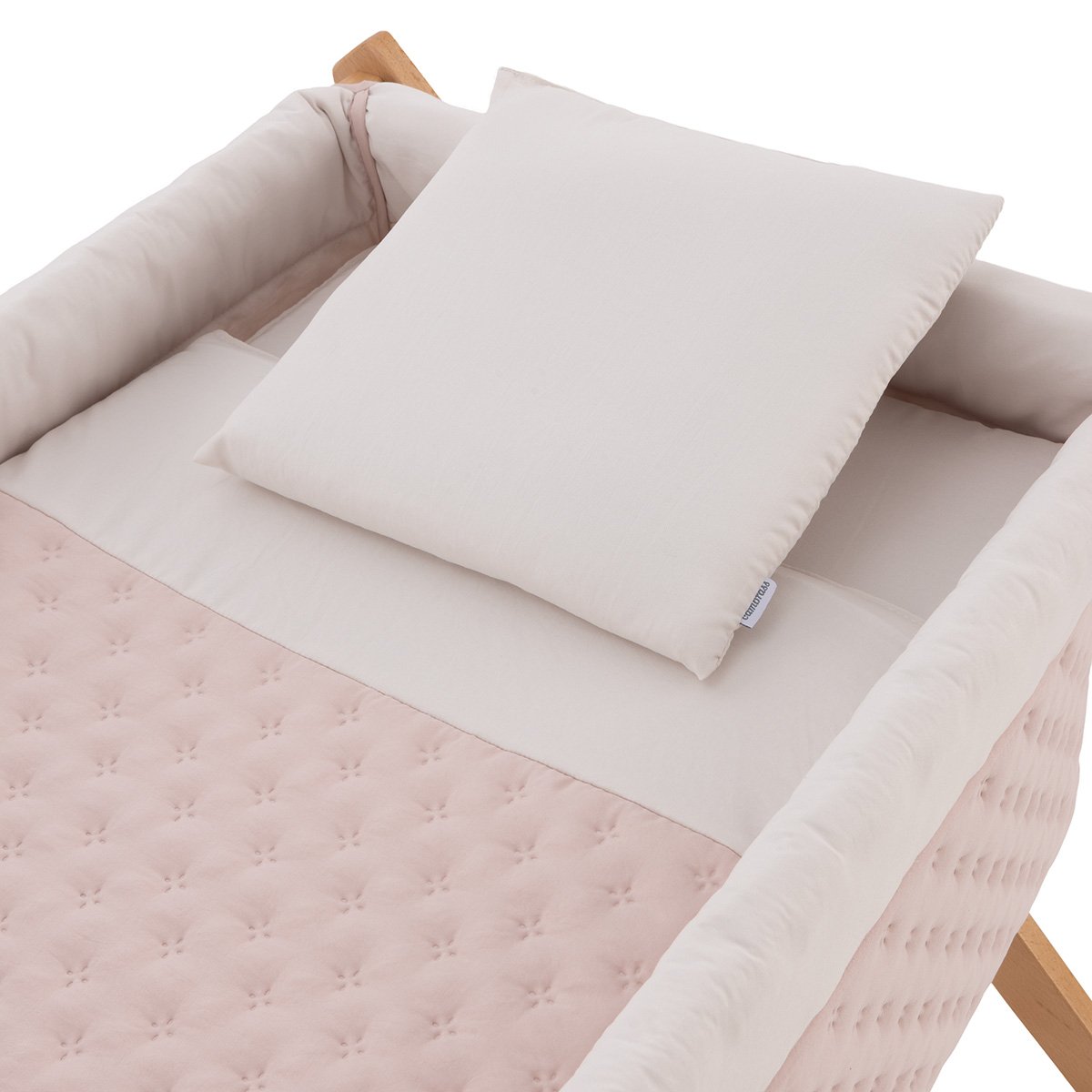 Minicuna con patas (55x87x74cm) Cambrass Princess - Rosa Nude Rosa Nude-2