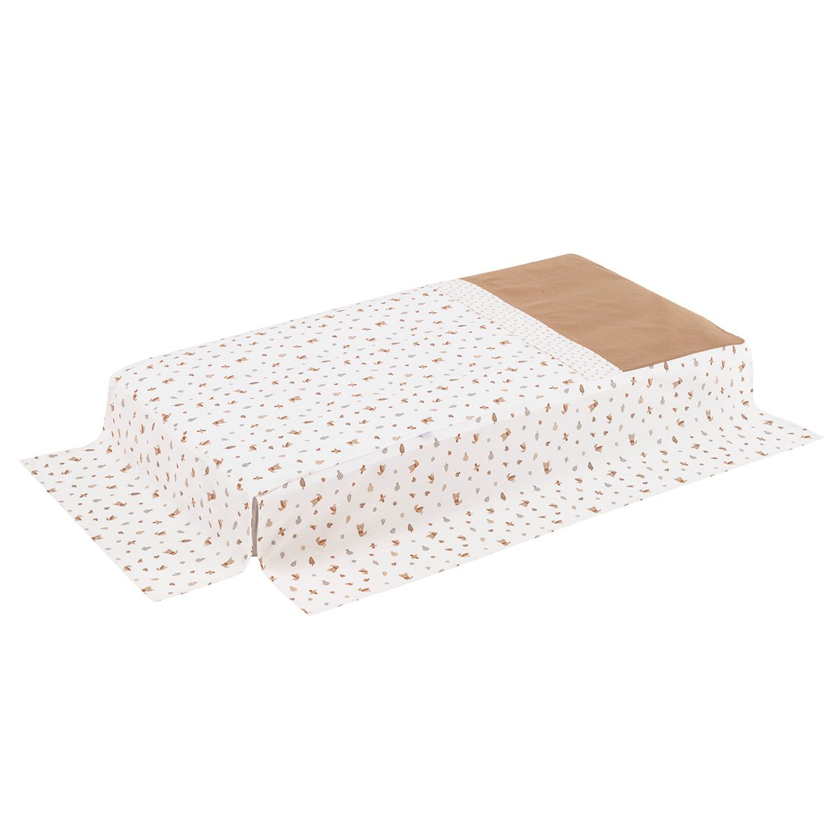 Juego de 2 piezas para cuna (60x120 cm): colcha + protector Cambrass Luxury - Piedra Natural Piedra Natural-4