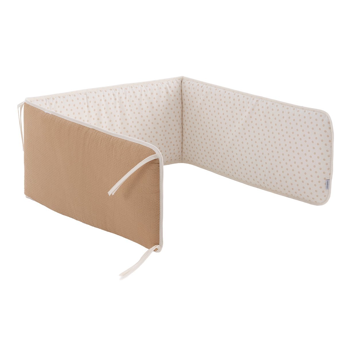Juego de 2 piezas para cuna (60x120 cm): colcha + protector Cambrass Luxury - Piedra Natural Piedra Natural-5