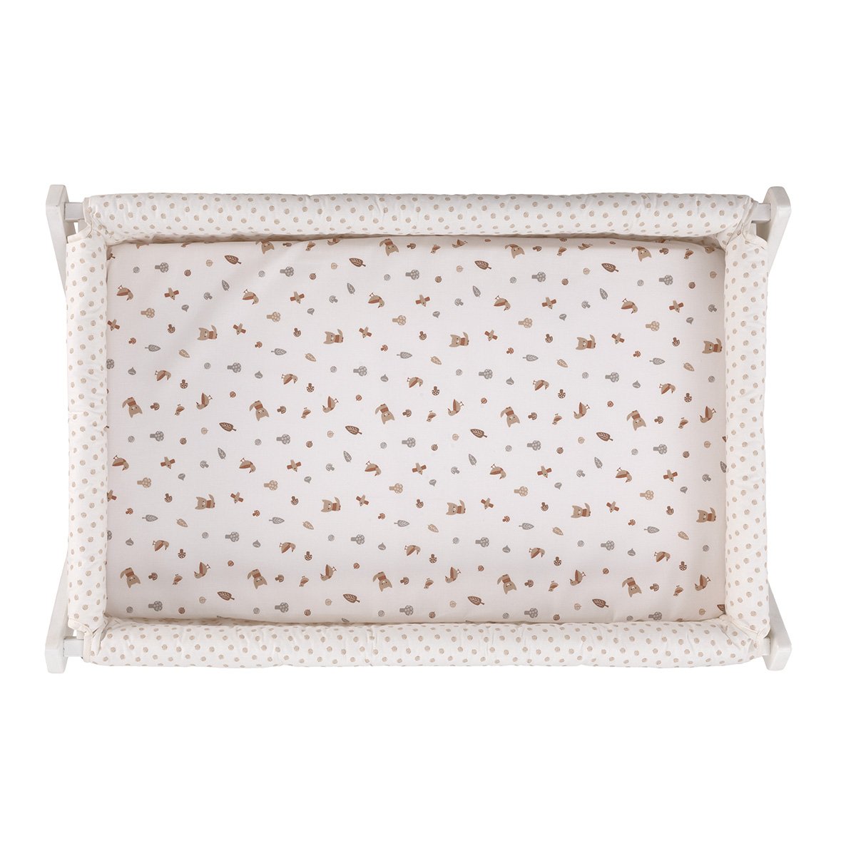 Pack de 2 sábanas bajeras para minicuna (50x82x10 cm) Cambrass Luxury - Piedra Natural Piedra Natural-5