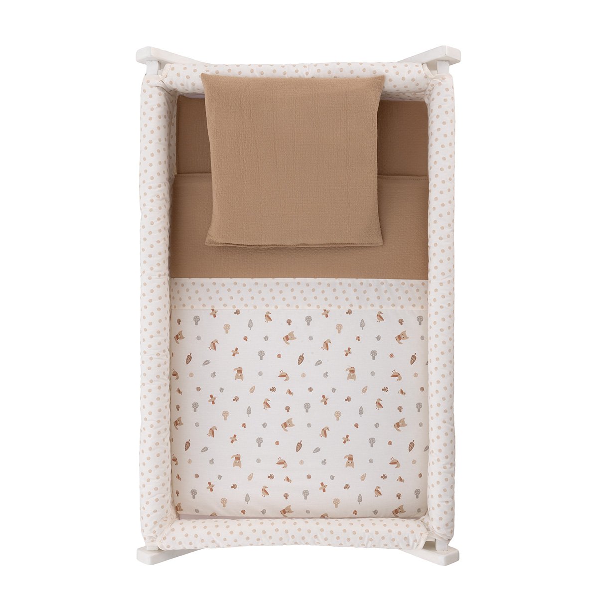 Minicuna con patas (55x87x74cm) Cambrass Luxury - Piedra Natural Piedra Natural-3