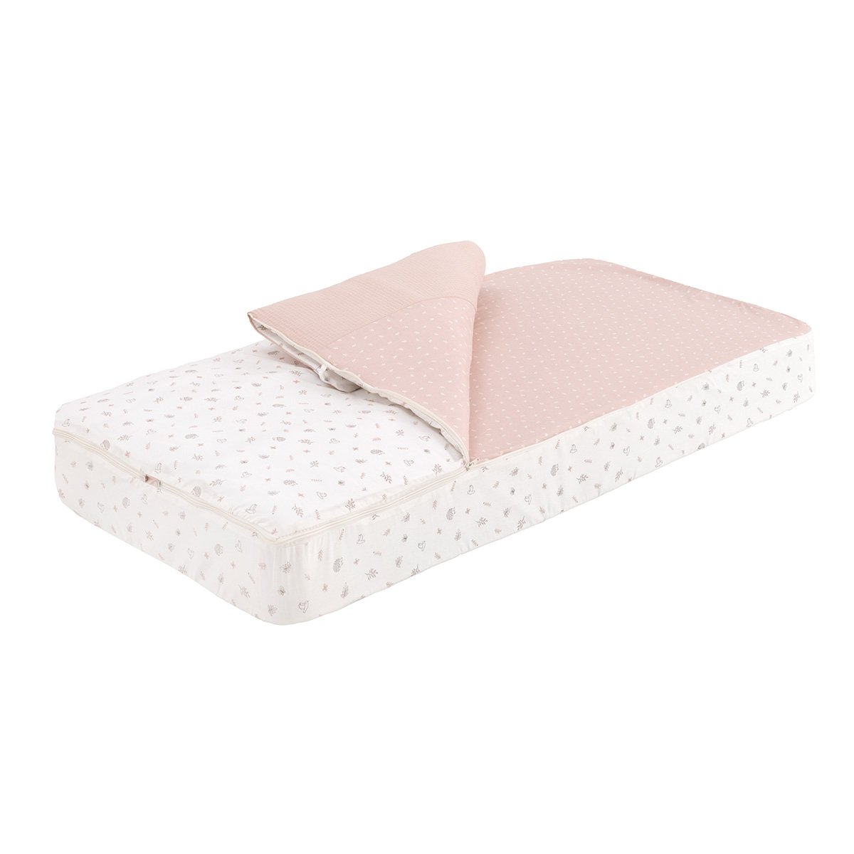 Imagen 2 de Saco para cuna (60x120cm) Cambrass princess - Rosa pastel Rosa pastel