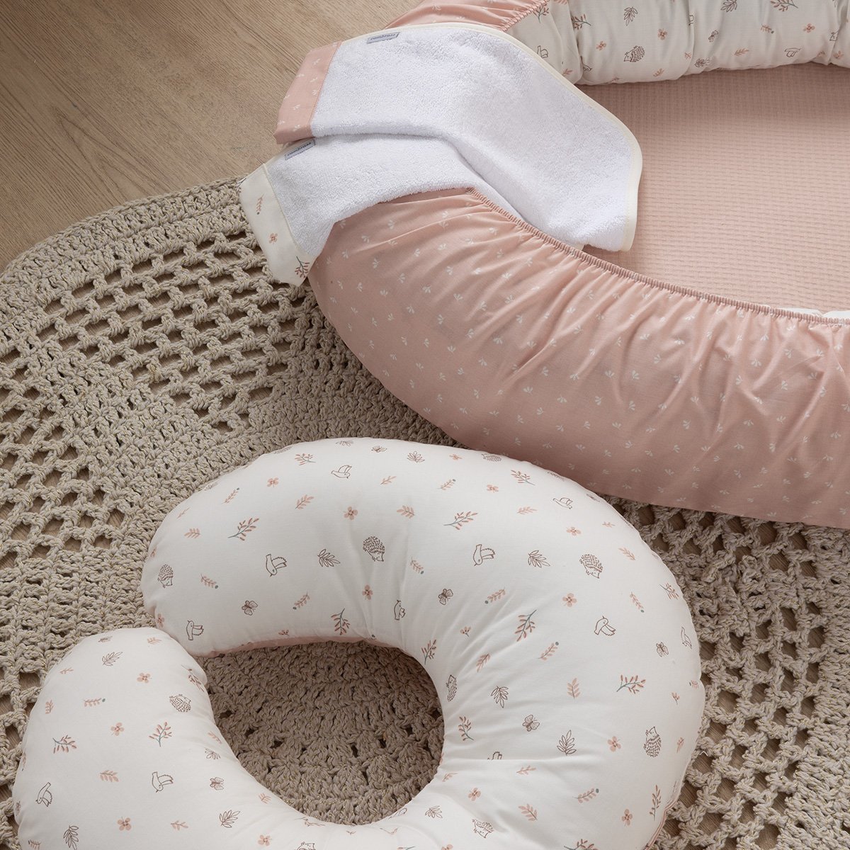Cuna nido Cambrass princess Rosa pastel Rosa pastel-4