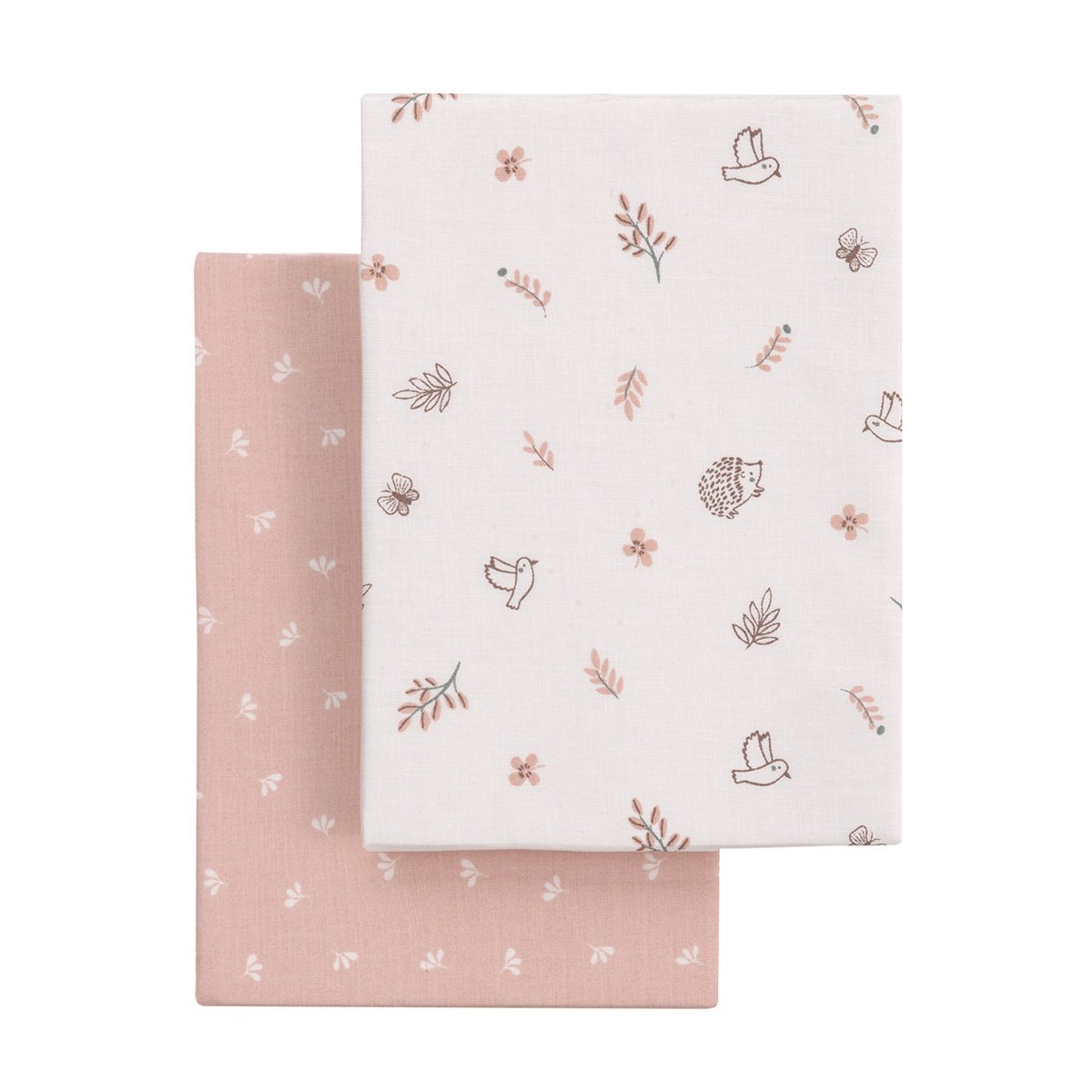 Pack 2 sábanas bajeras para cuna (60x120x17 cm) cambrass princess - Rosa pastel Rosa pastel-2