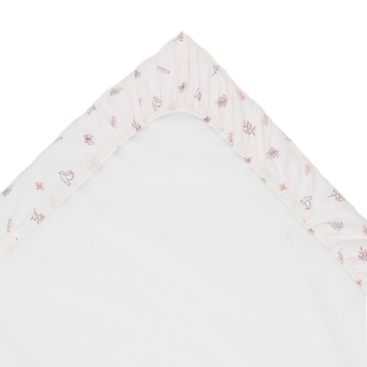 Pack 2 sábanas bajeras para cuna (60x120x17 cm) cambrass princess - Rosa pastel Rosa pastel-3