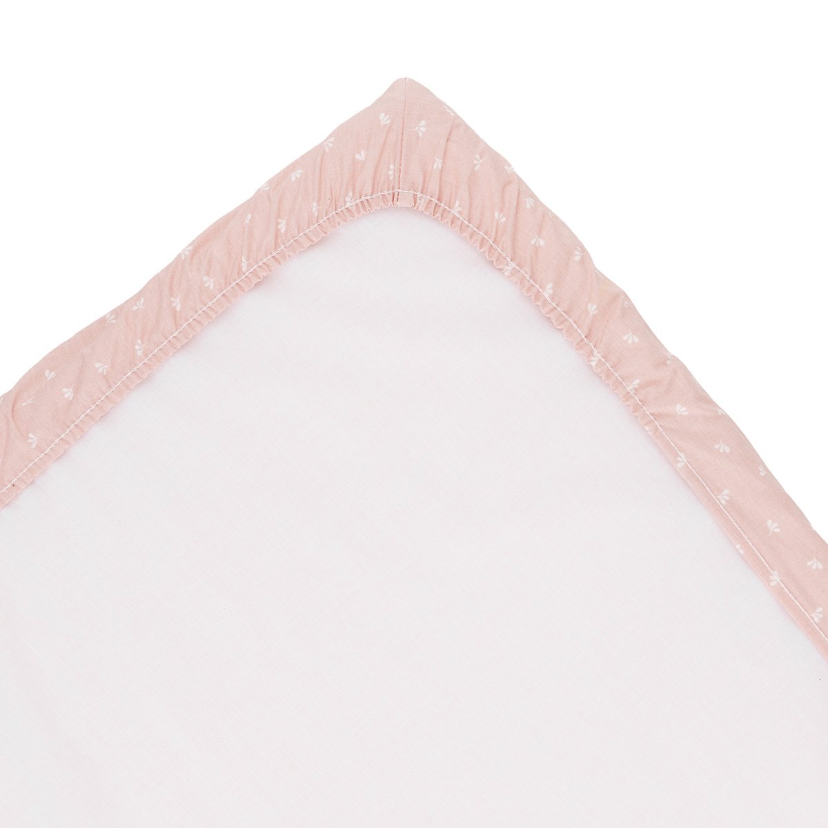 Pack 2 sábanas bajeras para cuna (60x120x17 cm) cambrass princess - Rosa pastel Rosa pastel-4