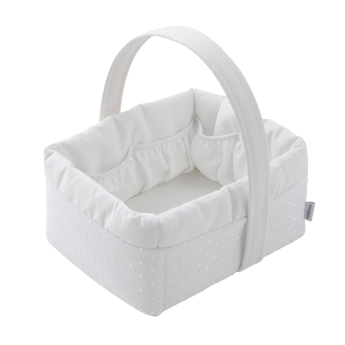 Imagen 0 de Cesta Infantil Cambras deluxe Blanco Algodón