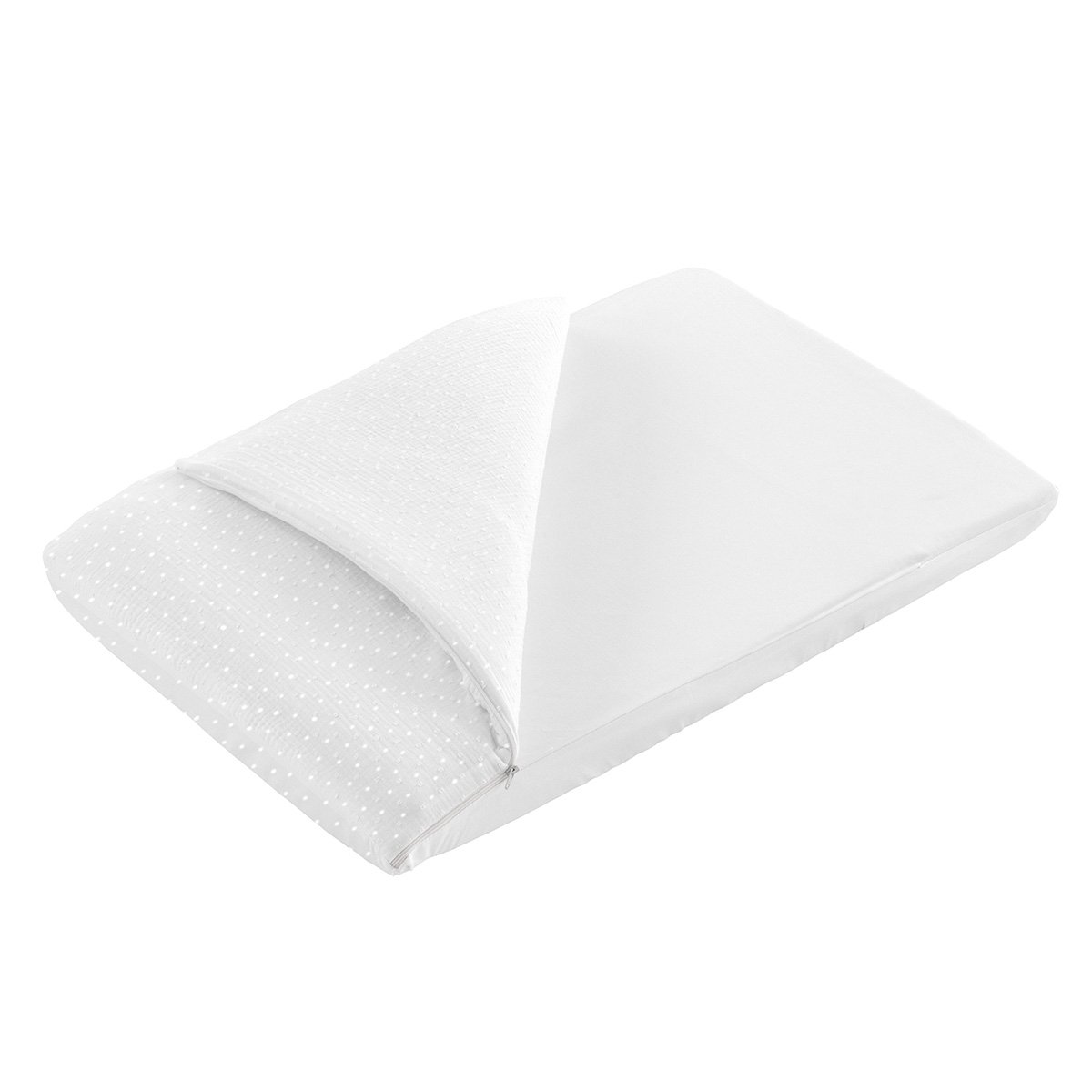 Saco para minicuna (49.5X83.5X2cm) Cambrass deluxe - Blanco Algodón Blanco Algodón-2