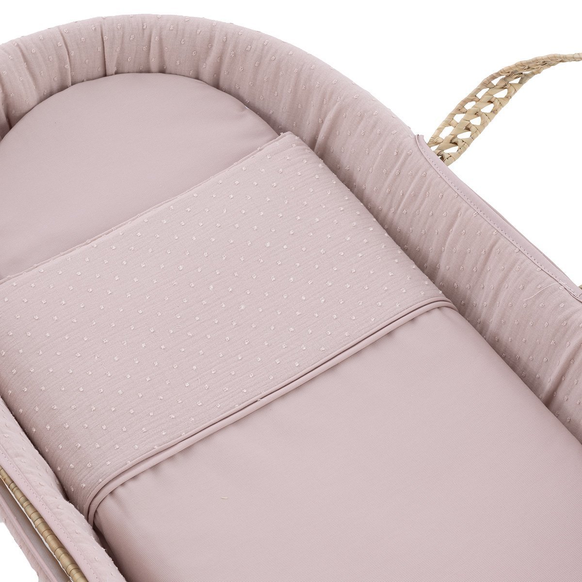Imagen 2 de Moisés de palma (39x80x25cm) Cambrass Princess - Rosa palo Rosa palo