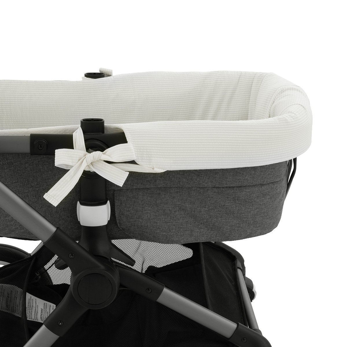 Cubrecapazo reversible para capota con cremallera cambrass deluxe - Blanco Algodón Blanco Algodón-4